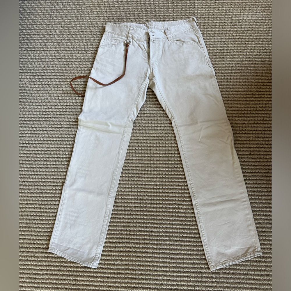 🔎 🔥 RARE DSQUARED2 and Jean khaki pants. Wallet leather loop.